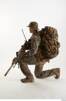  Photos Casey Schneider Trooper Pose 3 holding gun kneeling whole body 0003.jpg